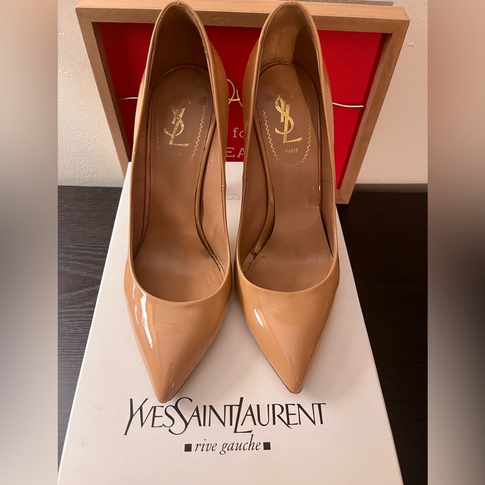 Yves Saint Laurent Nude Heels YSL